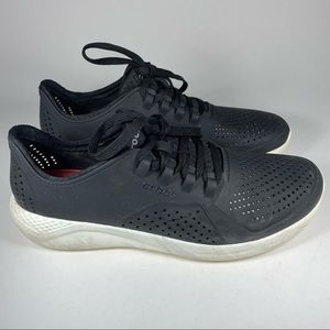Crocs Lite Ride Mens Shoes Black Pacers